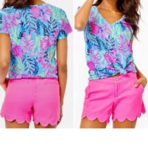 NWT Lilly Pulitzer buttercup short Prosecco pink size 10